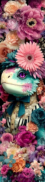 Free printable dragon bookmark featuring iguana looking dragon